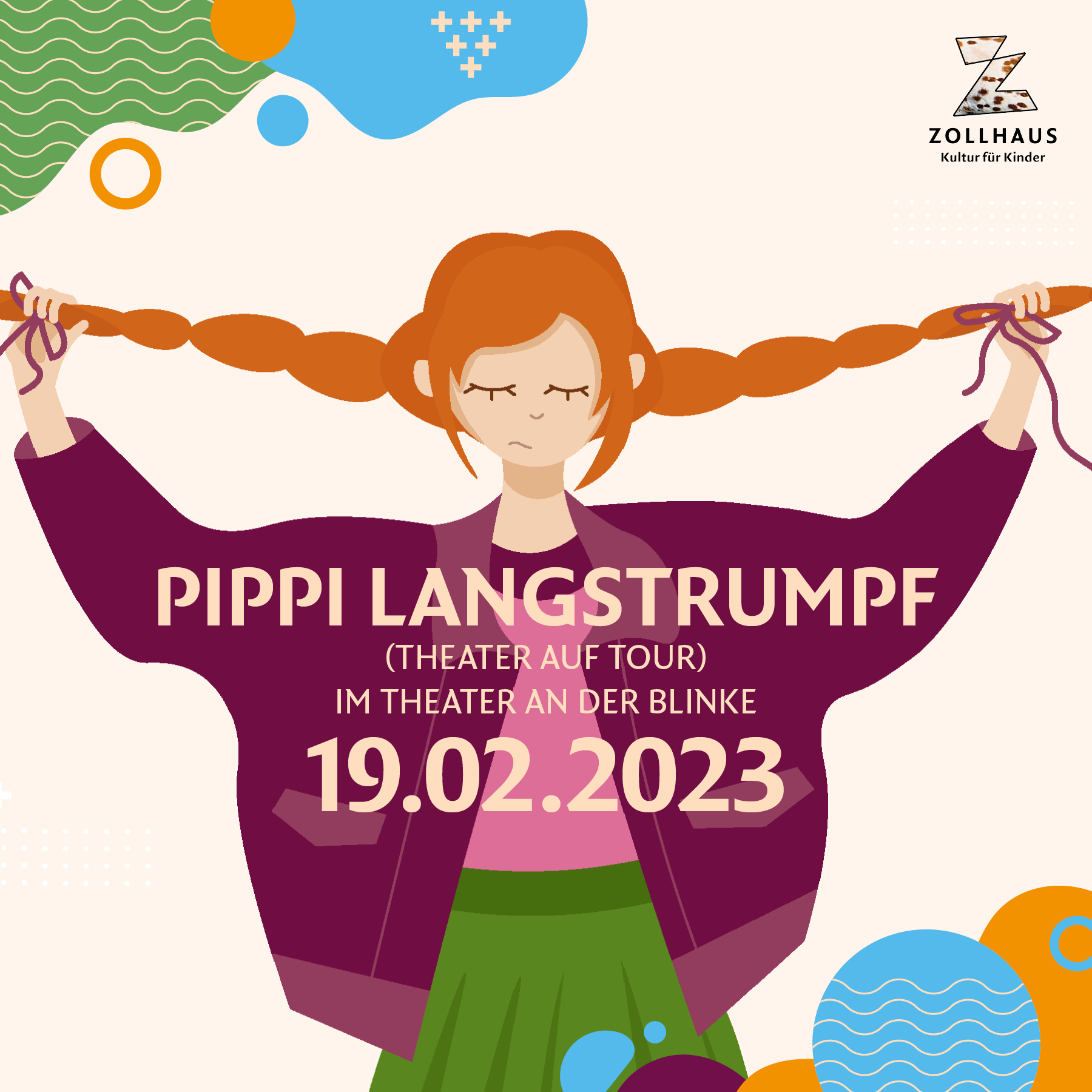 Kultur Für Kinder: „Theater Auf Tour“ mit PIPPI LANGSTRUMPF im Theater an der Blinke